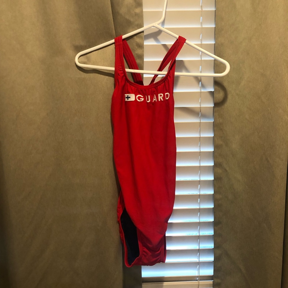 Speedo Lifeguard Endurance one piece bathing suits size 34.